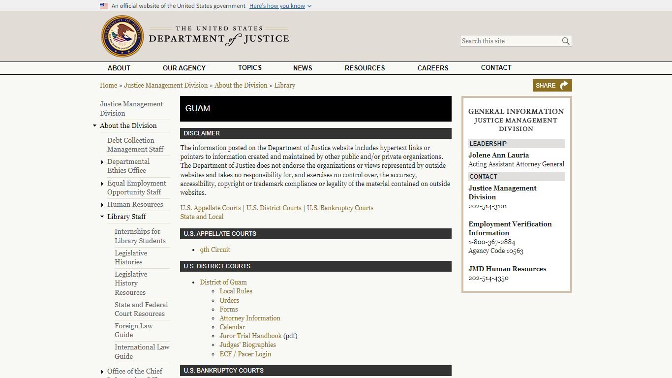 Guam - United States Department of Justice