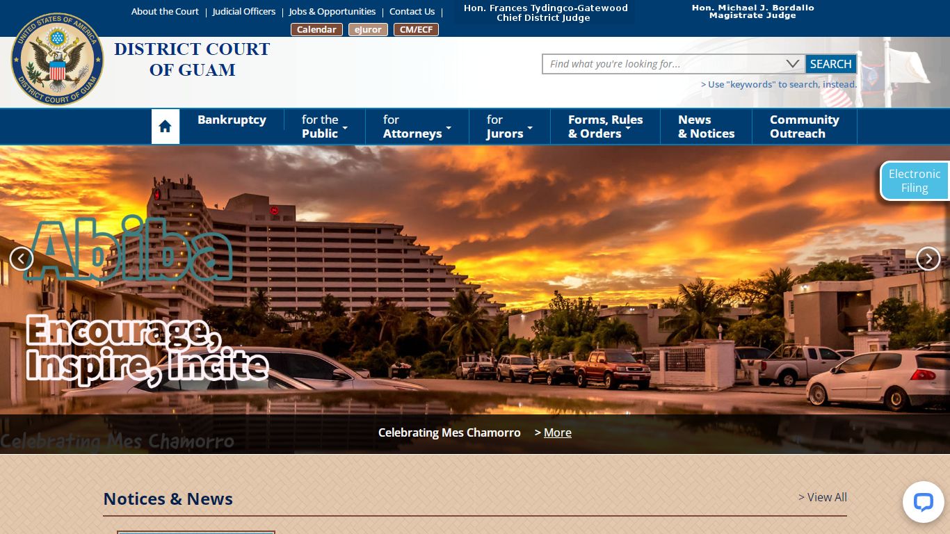 District Court of Guam - Home